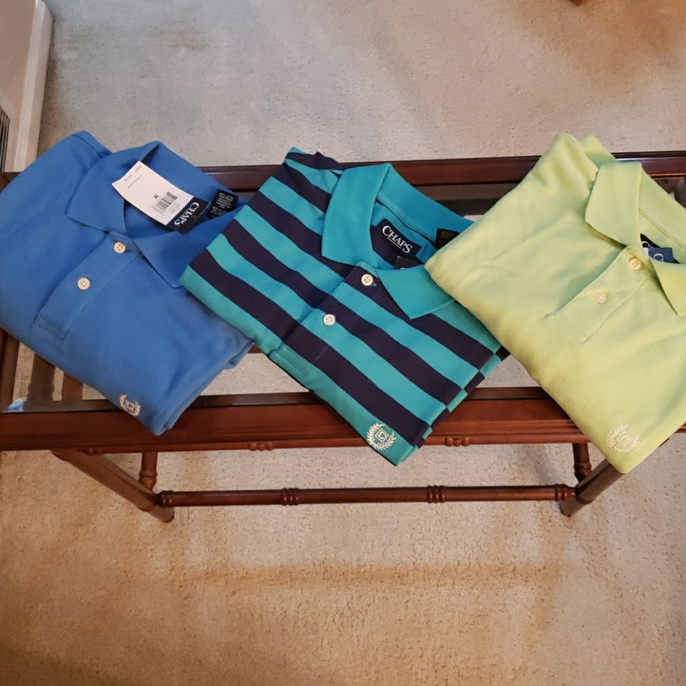 NWT Chaps short sleeve polo shirts